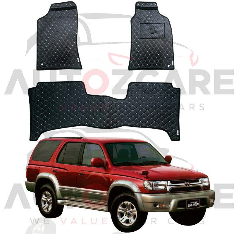 Toyota Hilux Surf 7D Floor Mat (Flat Style) 3PCS - Model 1997-2002