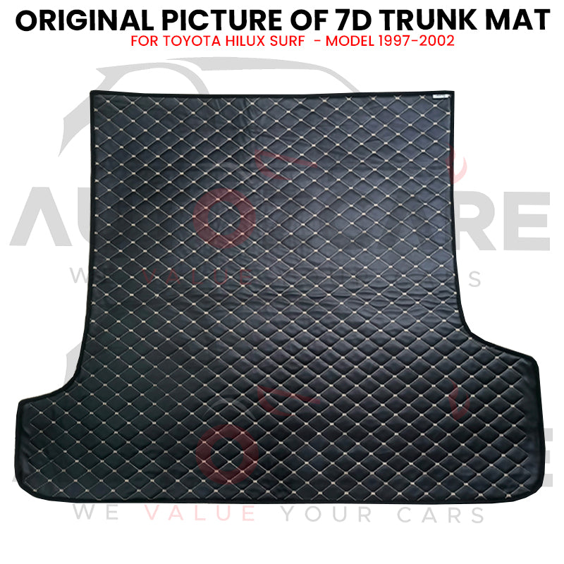 Toyota Hilux Surf 7D Custom Car Trunk Mat - Model 1997-2002