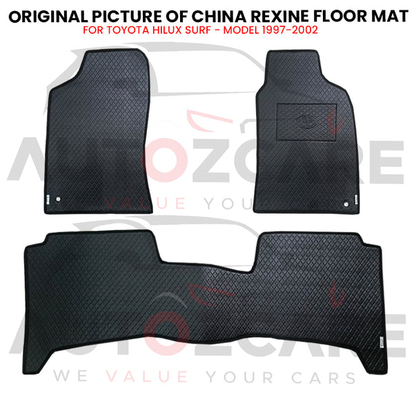 Toyota Hilux Surf China Rexine Floor Mat 3PCS - Model 1997-2002
