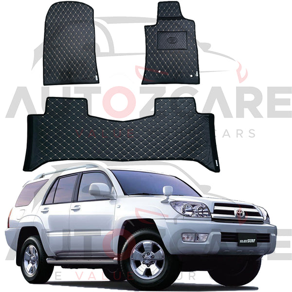 Toyota Hilux Surf 7D Floor Mat (Flat Style) 3PCS - Model 2002-2009