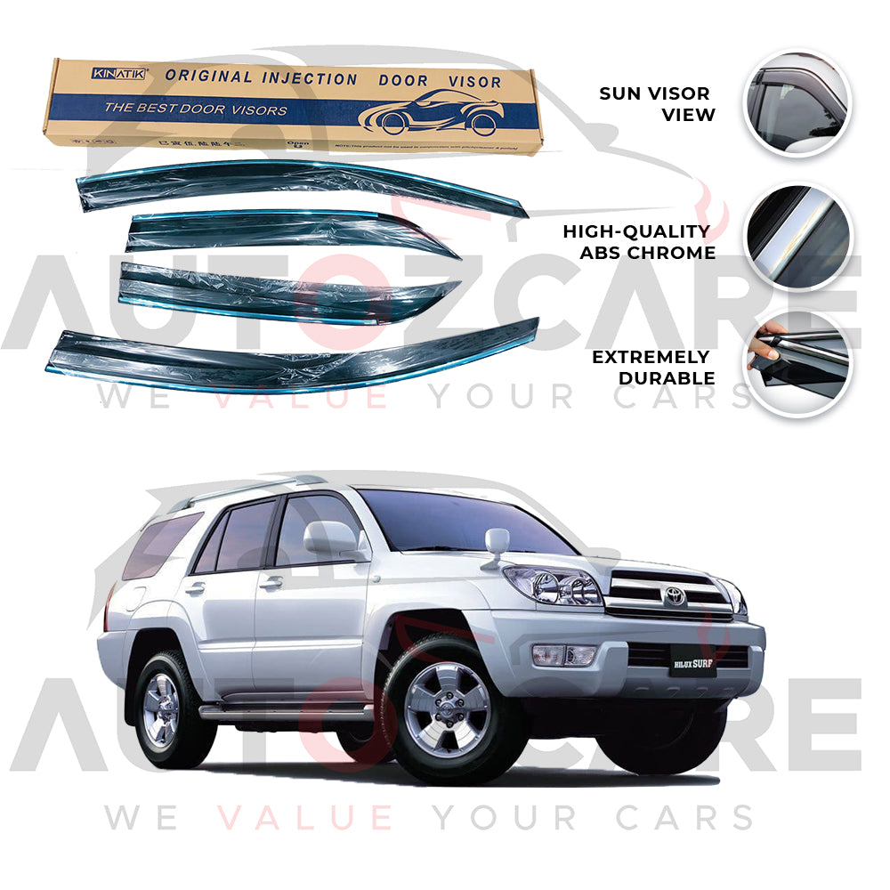 Toyota Hilux Surf Air press sun visor with chrome - Model 2002-2009
