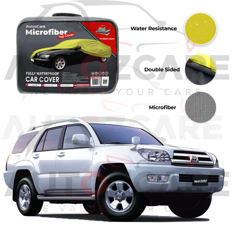Toyota Hilux Surf Microfiber Car Top Cover - Model 2002-2009