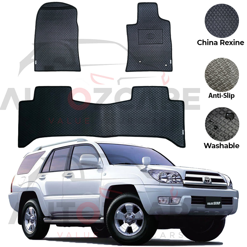 Toyota Hilux Surf China Rexine Floor Mat 3PCS - Model 2002-2009