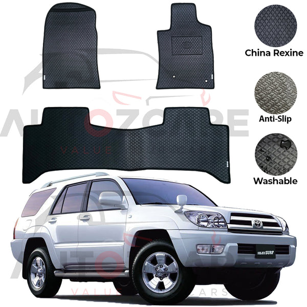Toyota Hilux Surf China Rexine Floor Mat 3PCS - Model 2002-2009
