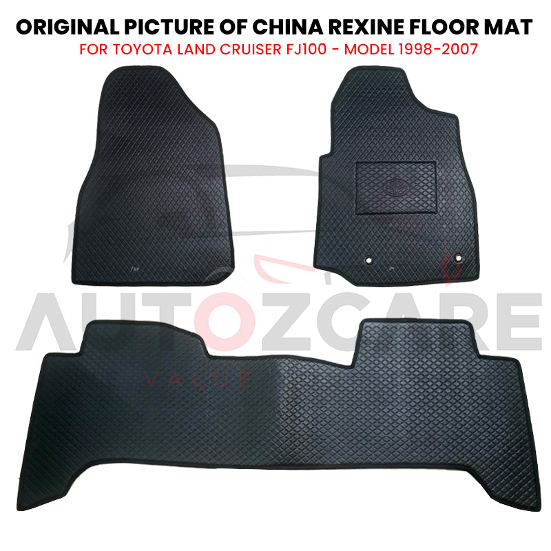 Toyota Land Cruiser China Rexine Floor Mat 3PCS - Model 1998-2007