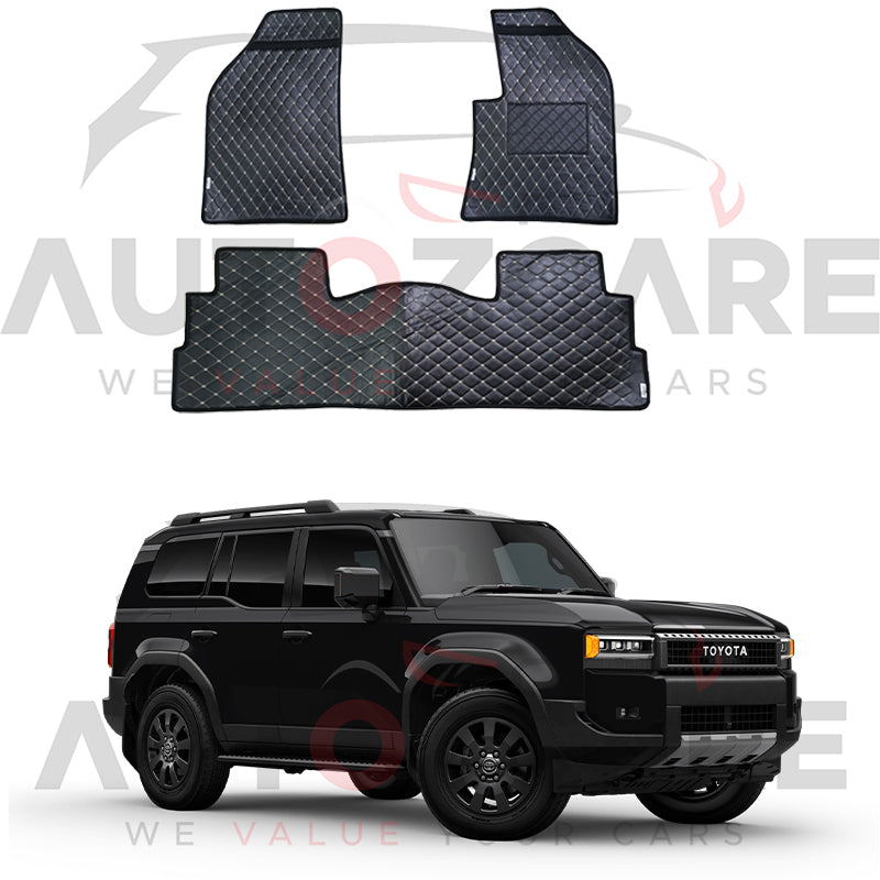 Toyota Land Cruiser LC250 7D Floor Mat ( Flat Style ) 3PCS - Model 2025