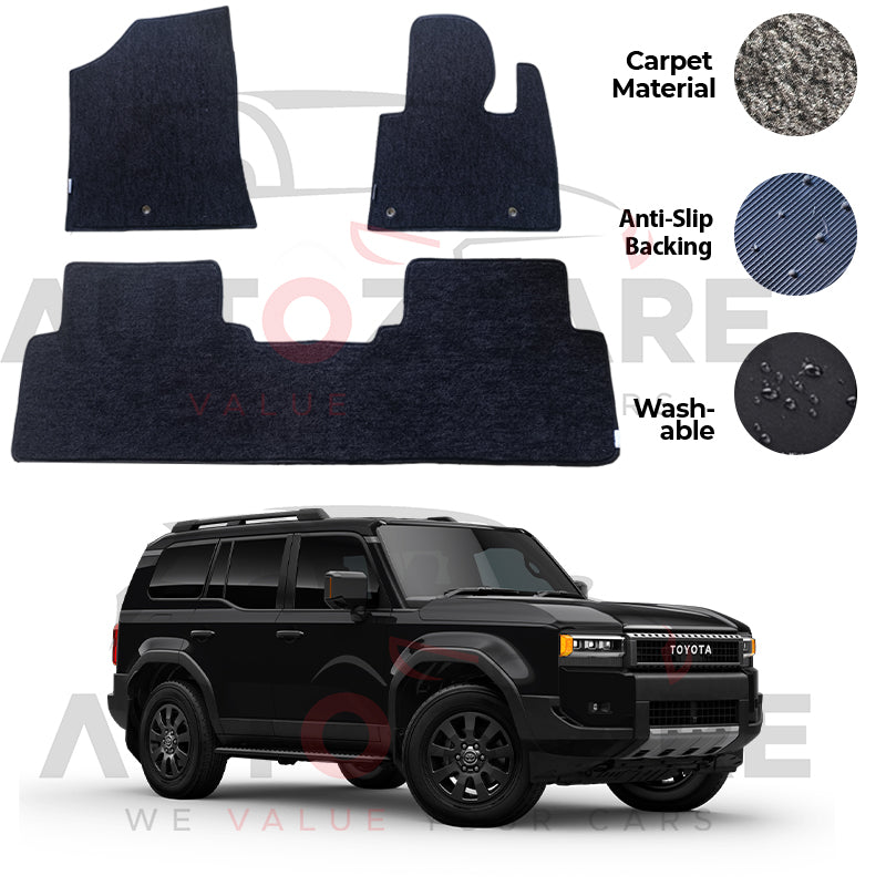 Toyota Land Cruiser LC250 Genuine Fitting Carpet Floor Mat 3PCS - Model 2025