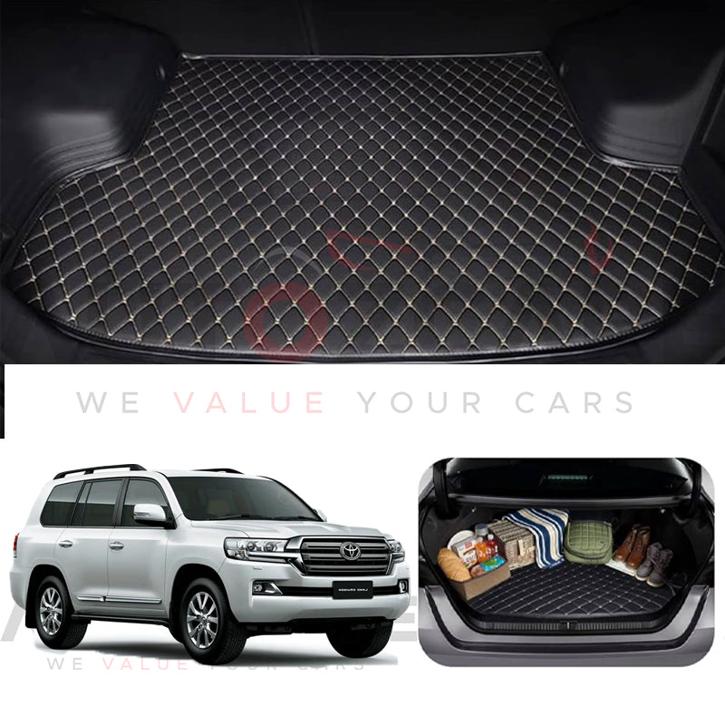 Toyota Land Cruiser 7D Custom Car Trunk Mat - Model 2008-2020