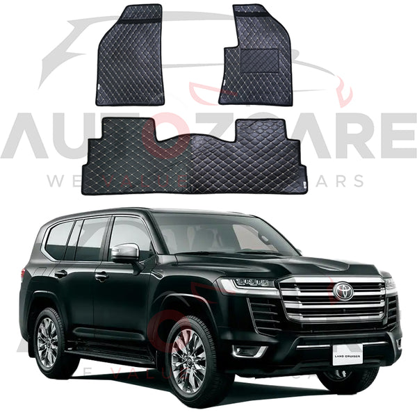 Toyota Land Cruiser LC300 7D Floor Mat ( Flat Style ) - Model 2022-2024