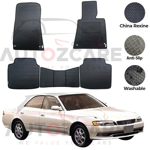 Toyota Mark 2 II China Rexine Floor Mat 5PCS - Model 1992-1995