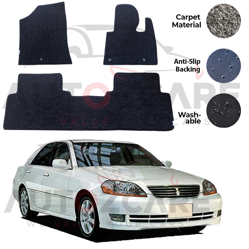 Toyota Mark 2 II Genuine Fitting Carpet Floor Mat 5PCS - Model 1996-2000