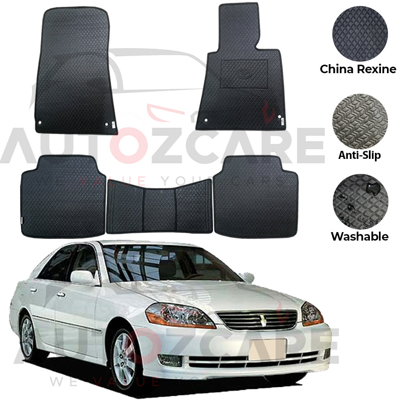 Toyota Mark 2 II China Rexine Floor Mat 5PCS - Model 1996-2000
