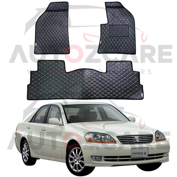 Toyota Mark 2 II 7D Floor Mat (Flat Style) 5PCS - Model 2000-2004