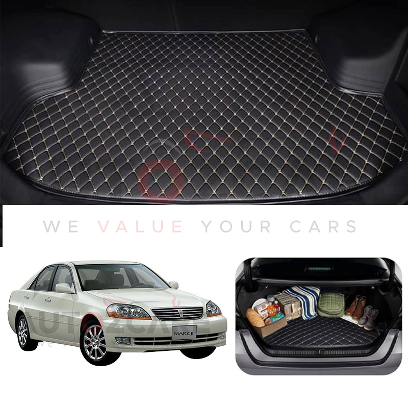Toyota Mark 2 II 7D Custom Car Trunk Mat - Model 2000-2004