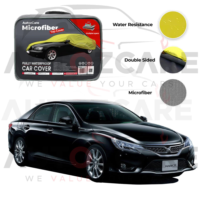 Toyota Mark X Microfiber Car Top Cover - Model 2010-2019