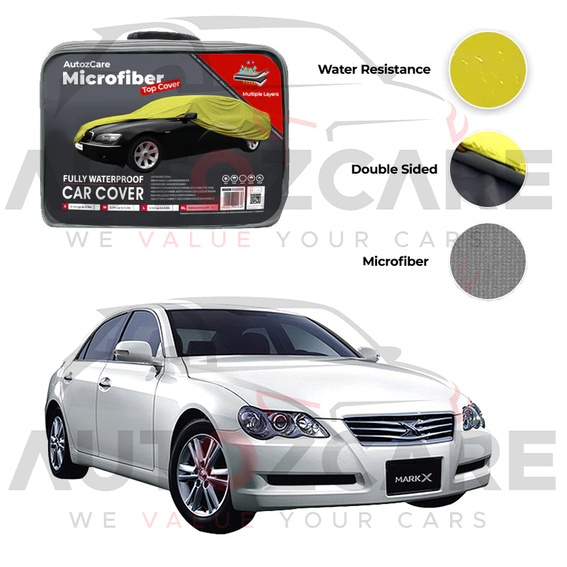 Toyota Mark X Microfiber Car Top Cover - Model 2004-2009