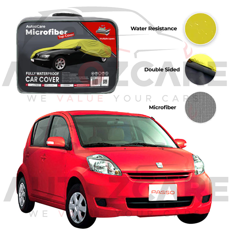 Toyota Passo Microfiber Car Top Cover Model 2005-2010