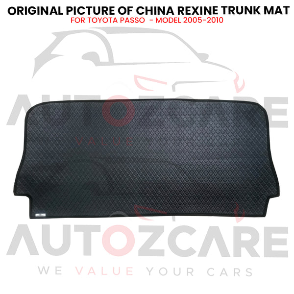 Toyota Passo China Rexine Custom-Size Trunk Mat - Model 2005-2010