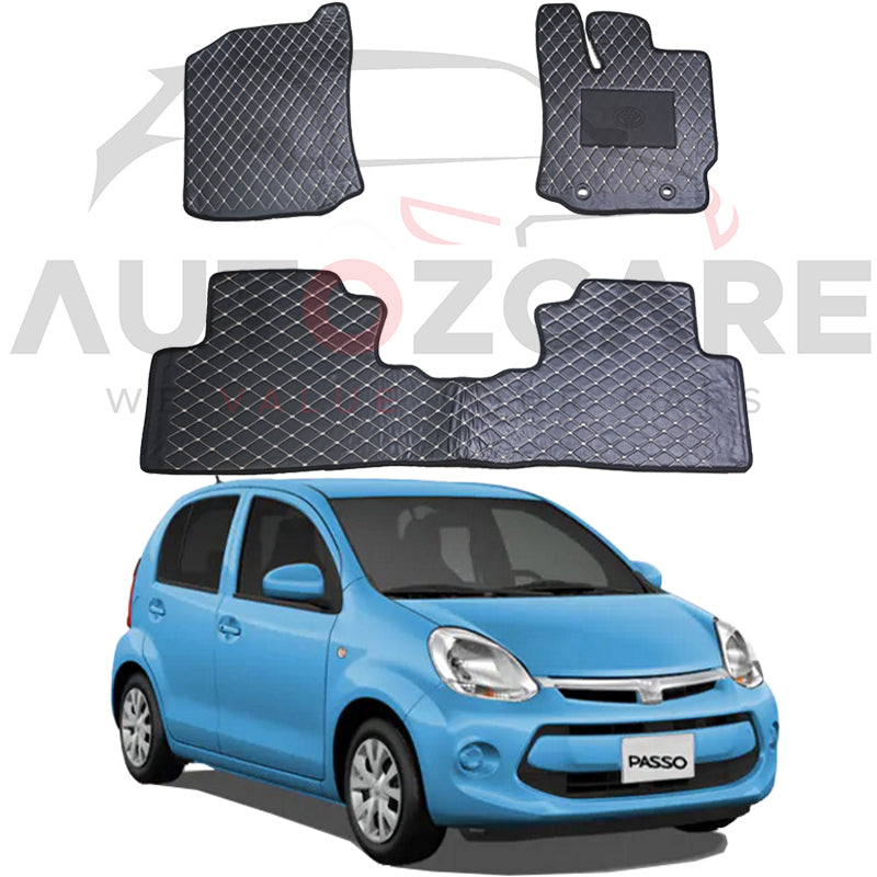 Toyota Passo 7D Floor Mat ( Flat Style ) - Model 2011-2016