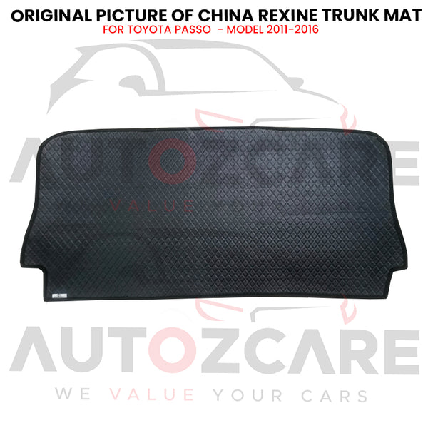 Toyota Passo China Rexine Custom-Size Trunk Mat - Model 2011-2016