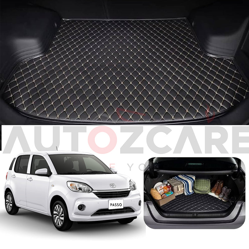 Toyota Passo 7D Custom Car Trunk Mat - Model 2017-2025