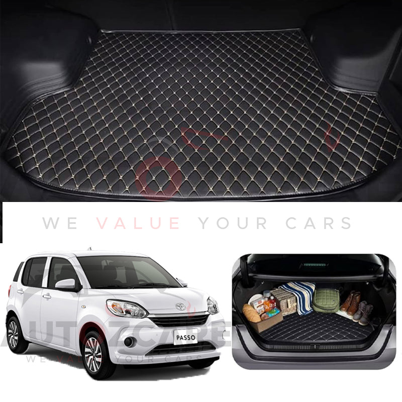 Toyota Passo 7D Custom Car Trunk Mat - Model 2017-2025