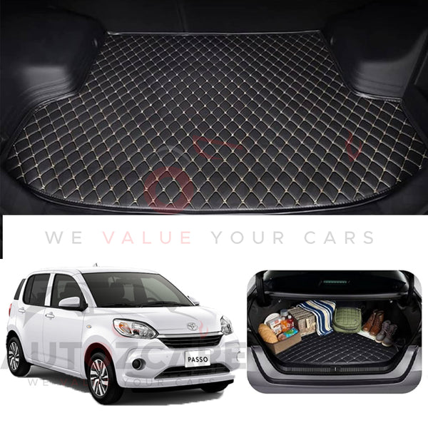 Toyota Passo 7D Custom Car Trunk Mat - Model 2017-2025