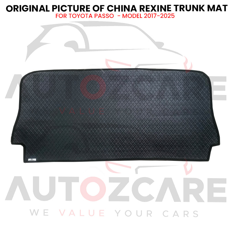 Toyota Passo China Rexine Custom-Size Trunk Mat - Model 2017-2025