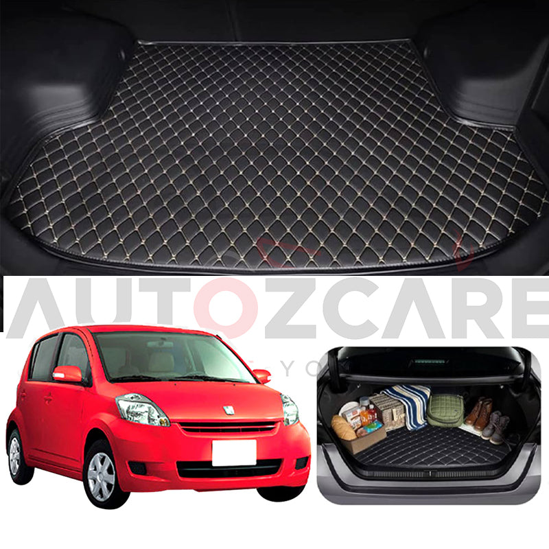 Toyota Passo 7D Custom Car Trunk Mat - Model 2005-2010