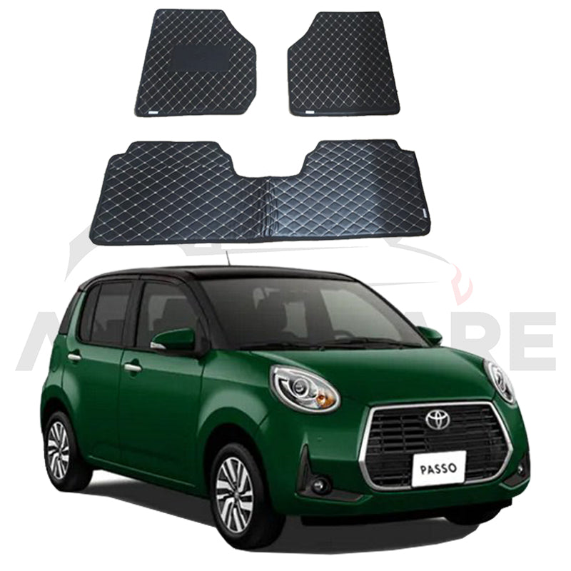 Toyota Passo Moda 7D Floor Mat ( Flat Style ) - Model 2017-2025