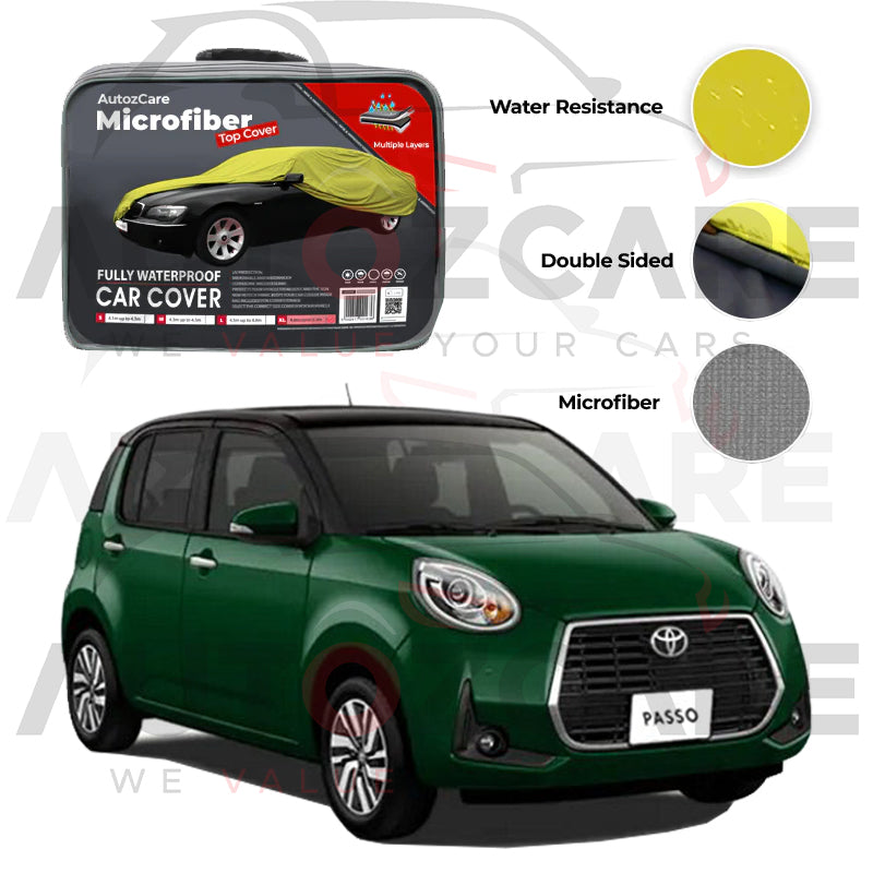 Toyota Passo Moda Microfiber Car Top Cover - Model 2017-2025