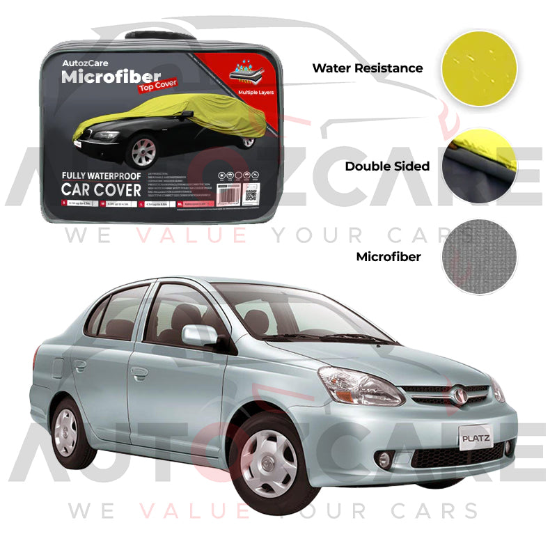Toyota Platz Microfiber Car Top Cover - Model 1999-2005