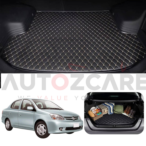 Toyota Platz 7D Custom Car Trunk Mat - Model 1999-2005