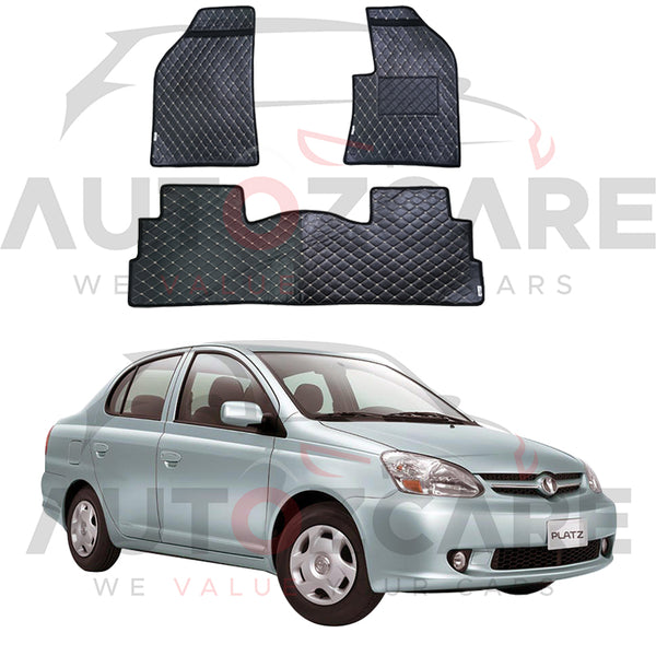 Toyota Platz China Rexine Floor Mat 3PCS - Model 1999-2005