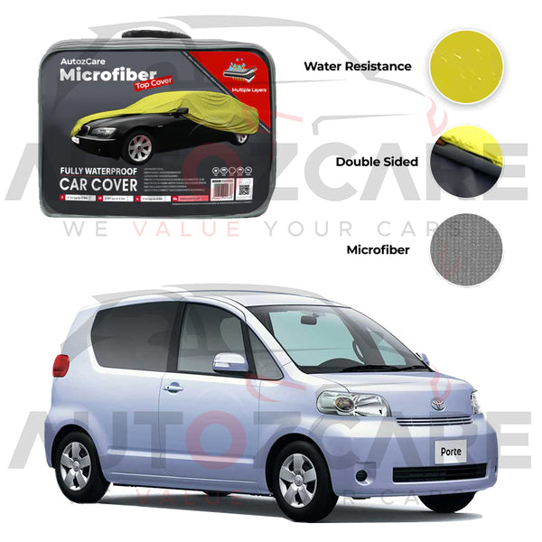Toyota Porte Microfiber Car Top Cover - Model 2004-2010