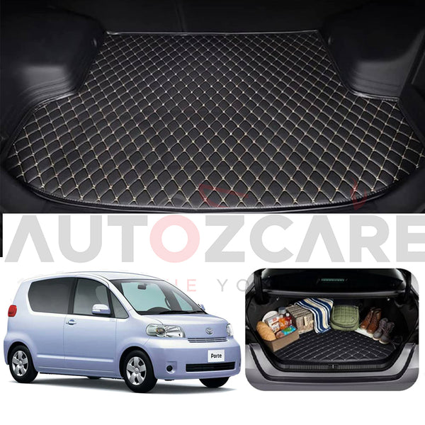 Toyota Porte 7D Custom Car Trunk Mat - Model 2004-2010
