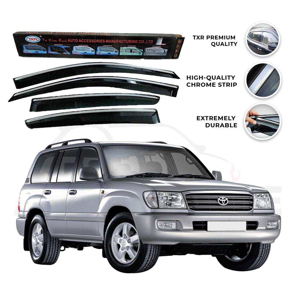 Toyota Prado FJ100 TXR Air press sun visor with chrome - Model 1998-2007