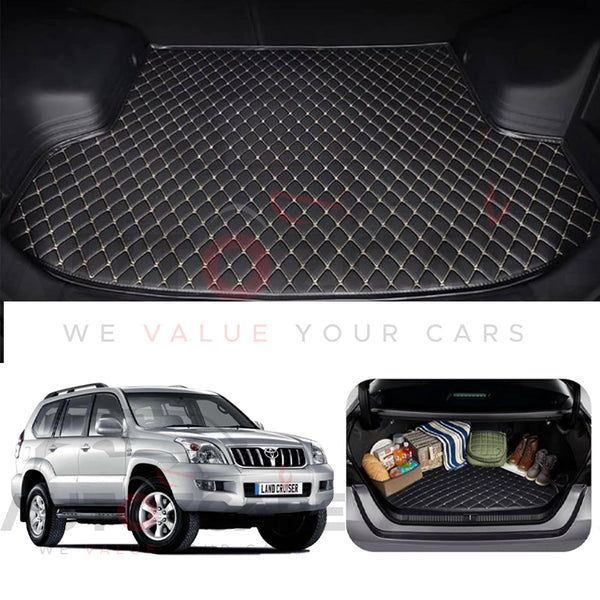 Toyota Prado FJ120 7D Custom Car Trunk Mat - Model 2003-2008