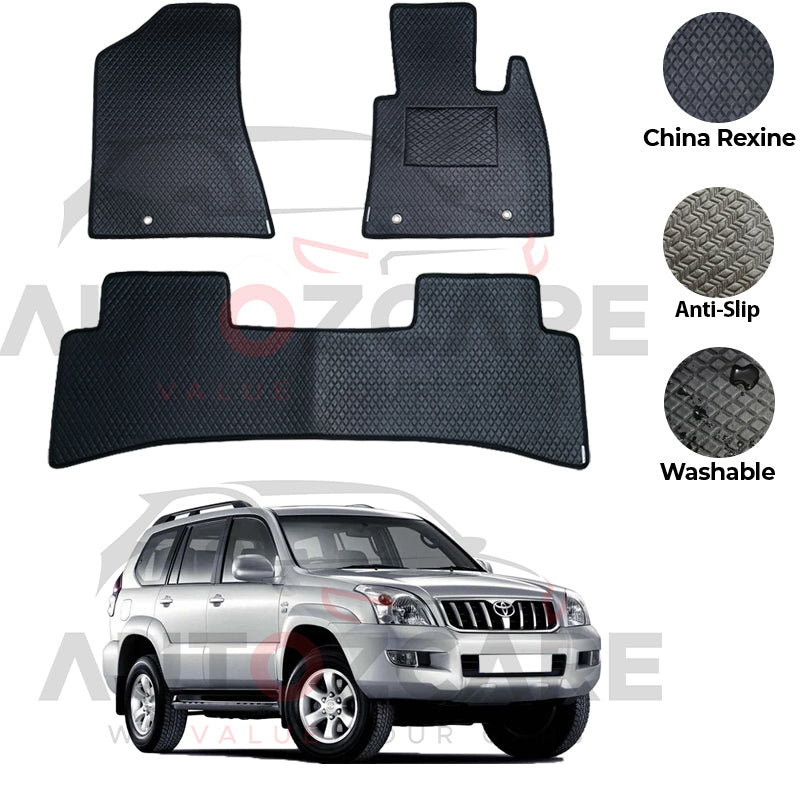 Toyota Prado FJ120 China Rexine Floor Mat 4PCS - Model 2003-2008