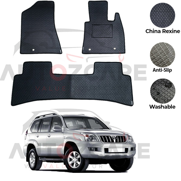 Toyota Prado FJ120 China Rexine Floor Mat 4PCS - Model 2003-2008