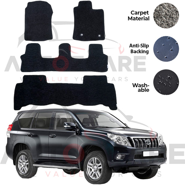 Toyota Prado FJ150 \ FJ160 Genuine Fitting Carpet Floor Mat 4PCS - Model 2009-2025