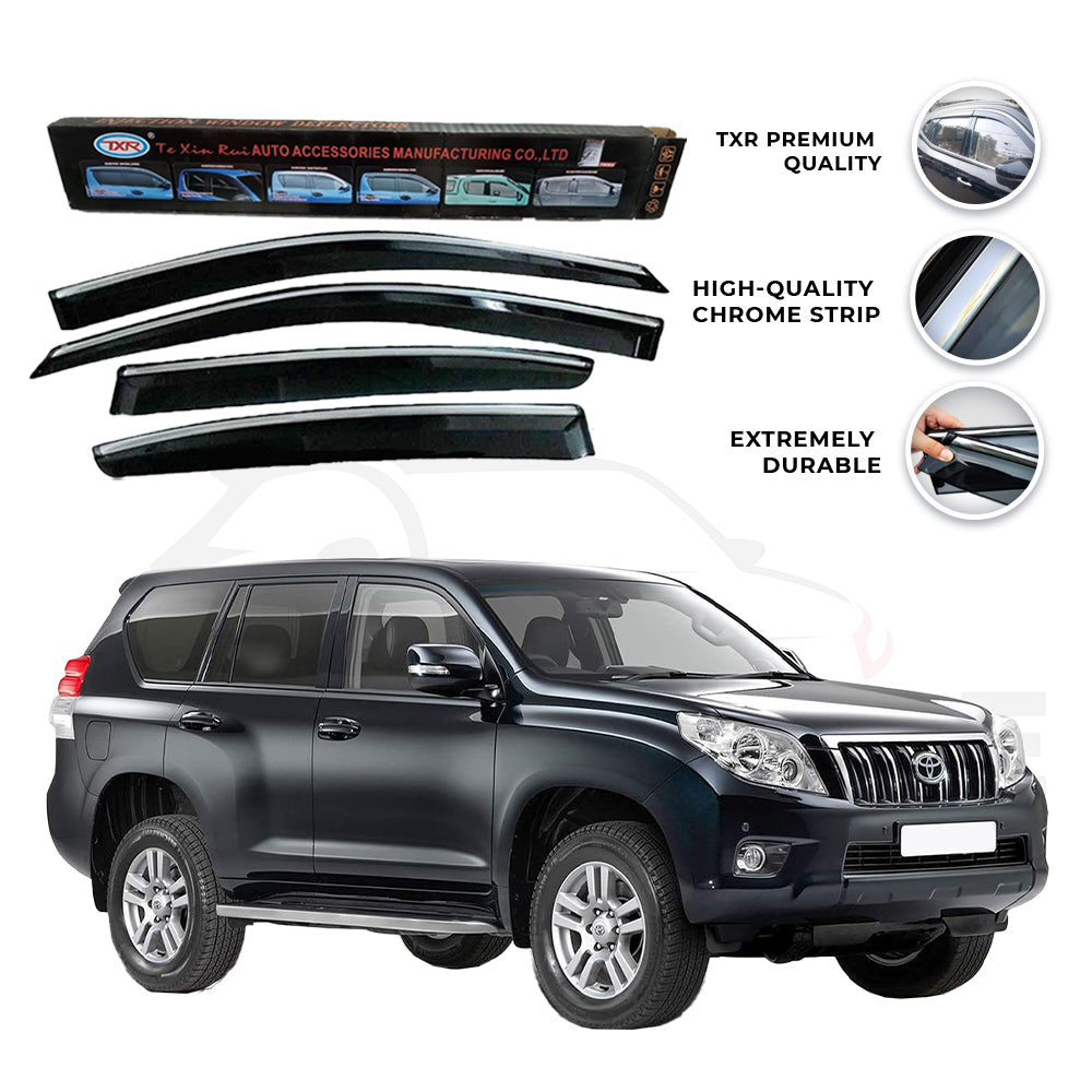 Toyota Prado FJ150 \ FJ160 TRX Air press sun visor with chrome - Model 2009-2025