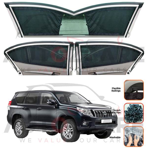 Toyota Prado FJ150 \ FJ160 Custom Car Sliding Curtains - Model 2009-2025