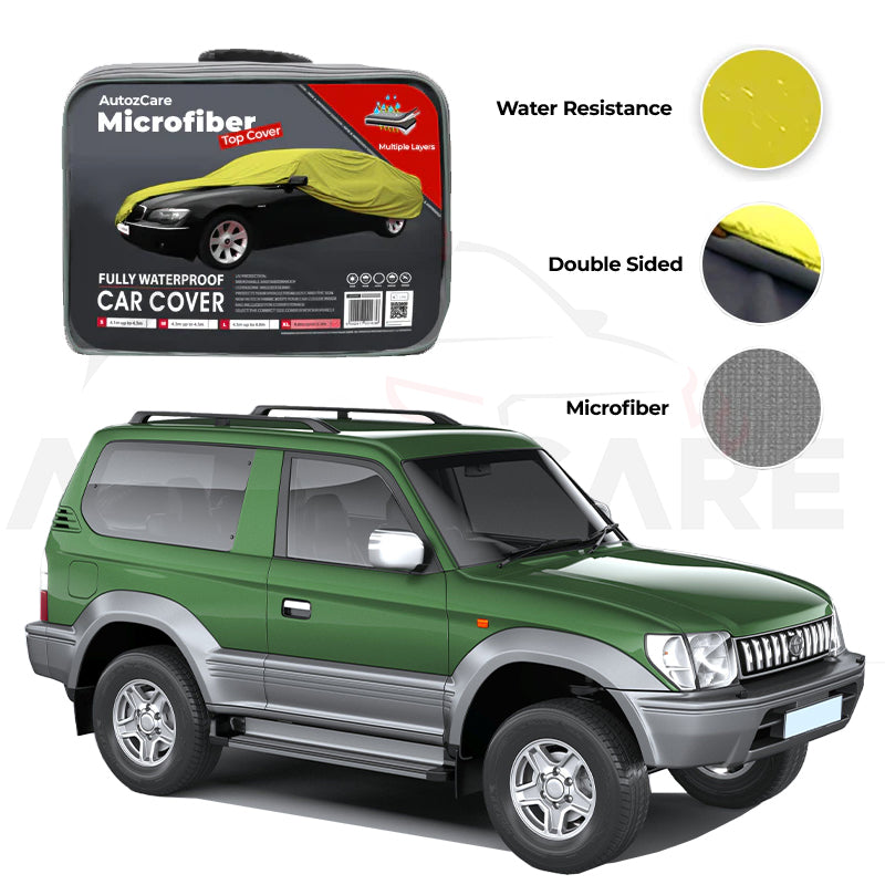 Toyota Prado FJ90 Microfiber Car Top Cover - Model 1996-2002