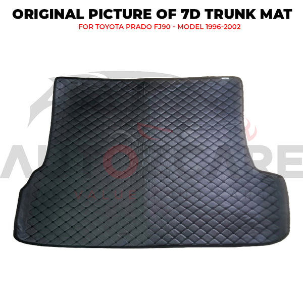 Toyota Prado FJ90 7D Custom Car Trunk Mat - Model 1996-2002