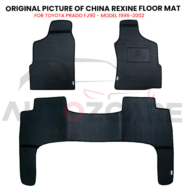 Toyota Prado FJ90 China Rexine Floor Mat 3PCS - Model 1996-2002