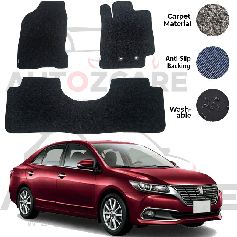 Toyota Premio Genuine Fitting Carpet Floor Mat 3PCS - Model 2008-2021