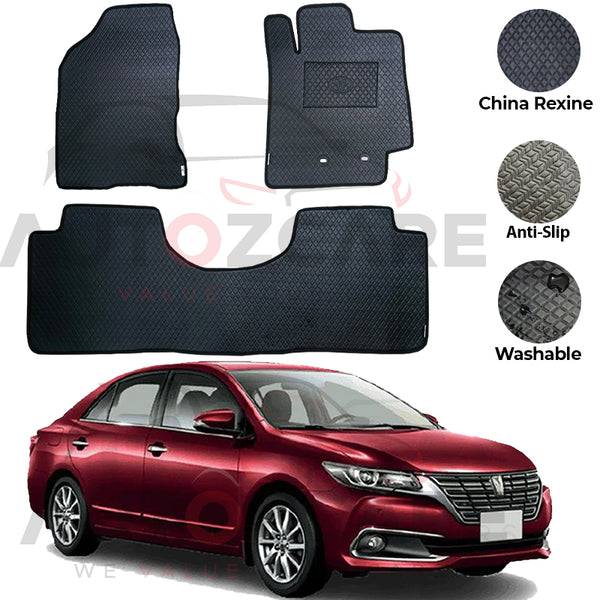Toyota Premio China Rexine Floor Mat 3PCS - Model 2008-2021