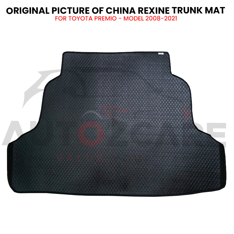 Toyota Premio China Rexine Custom-Size Trunk Mat - Model 2008-2021