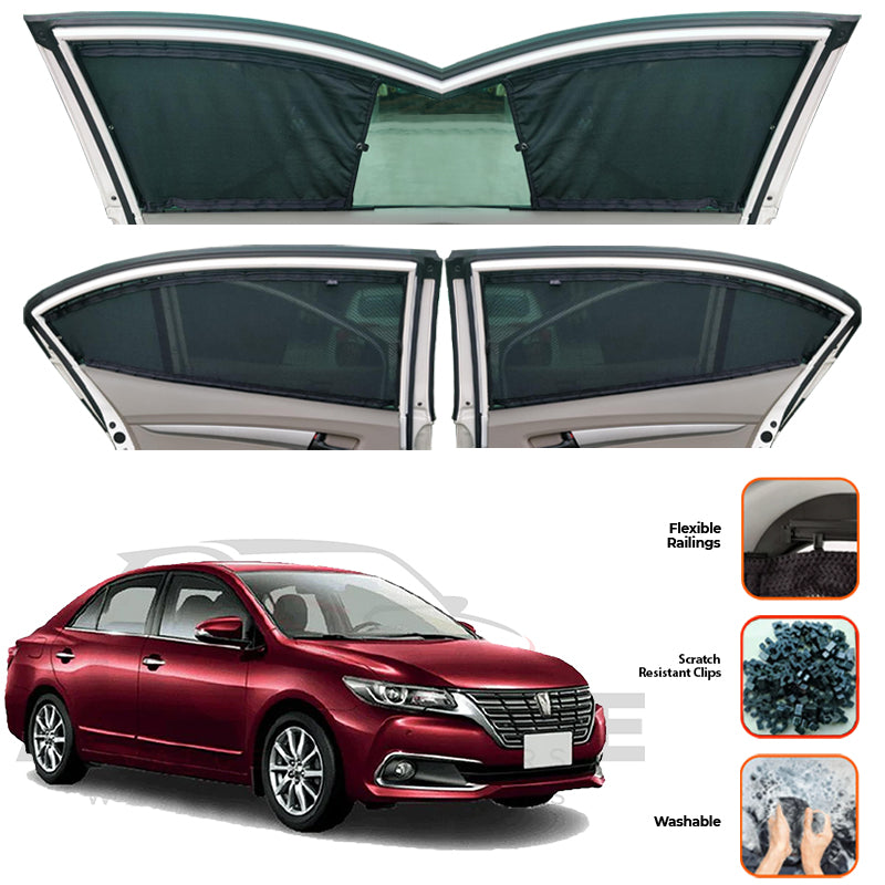 Toyota Premio Custom Car Sliding Curtains - Model 2008-2021
